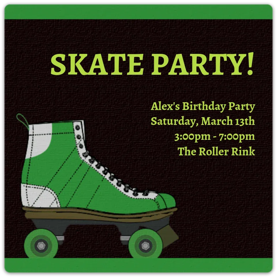 Roller Skate card