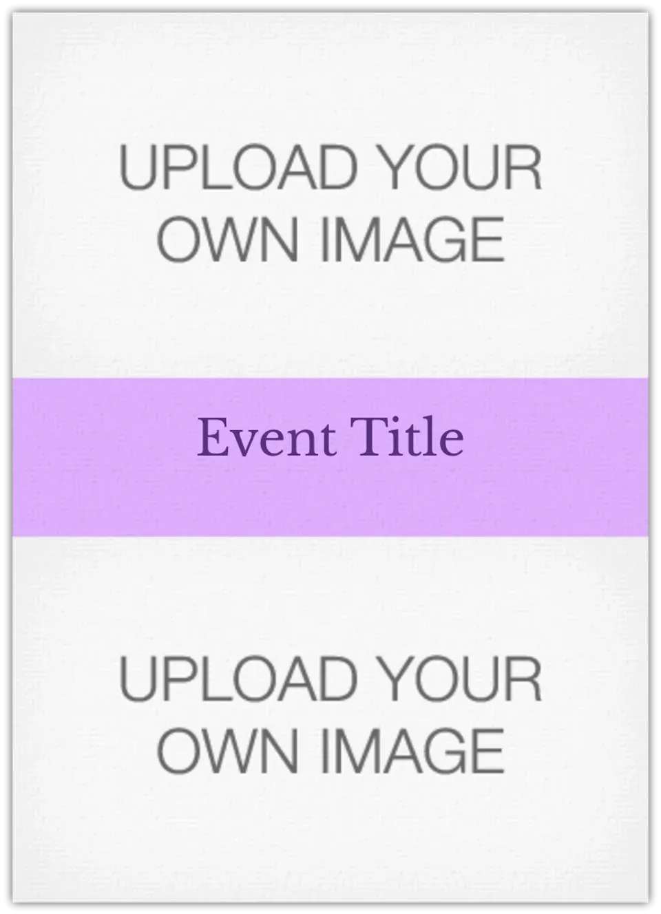 DIY - Purple Middle card