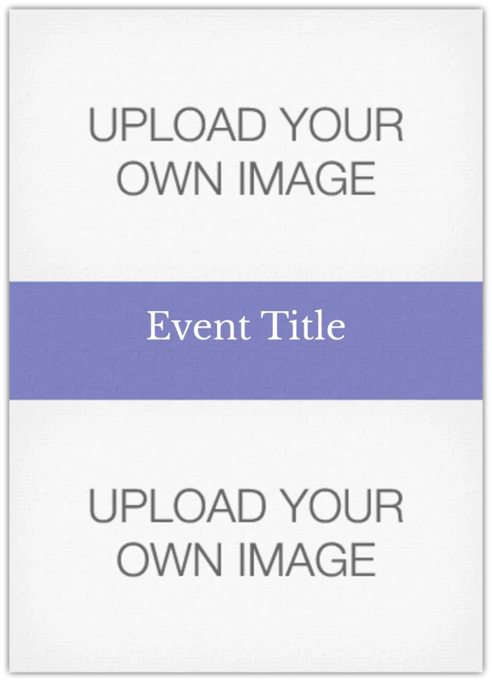 DIY - Blue Middle card