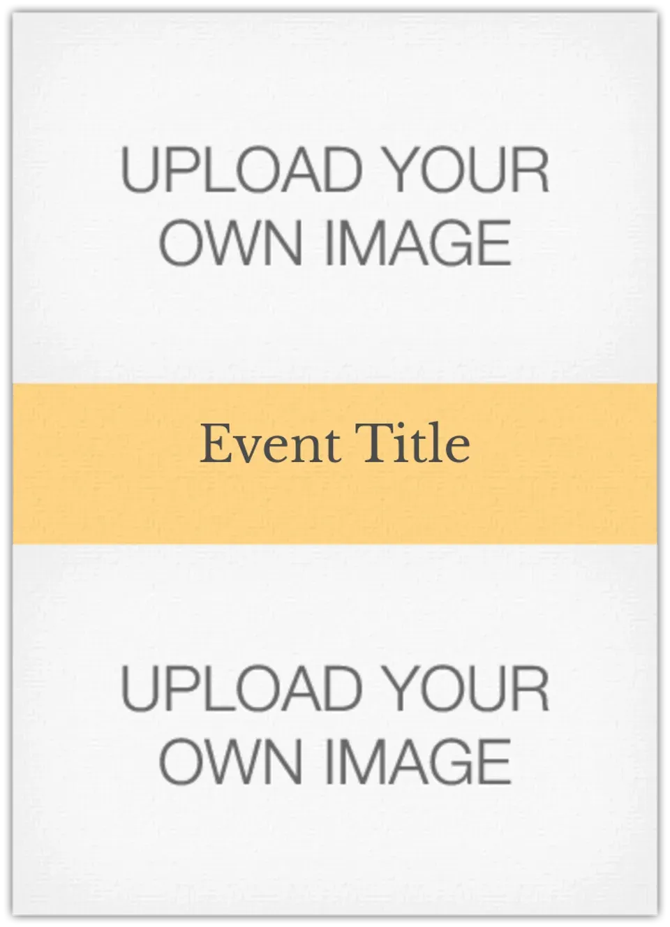 DIY - Orange Middle card