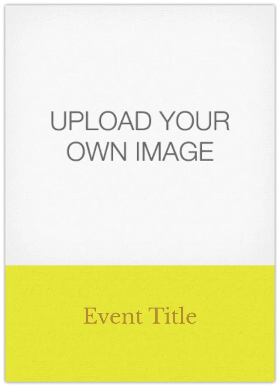 DIY - Yellow Big Top card