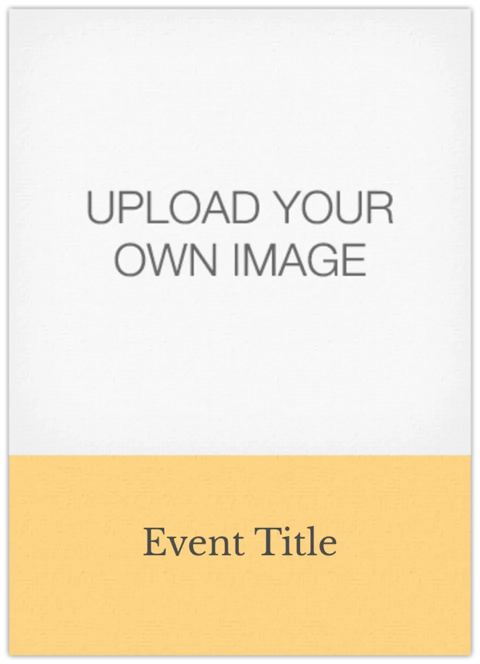 DIY - Orange Big Top card