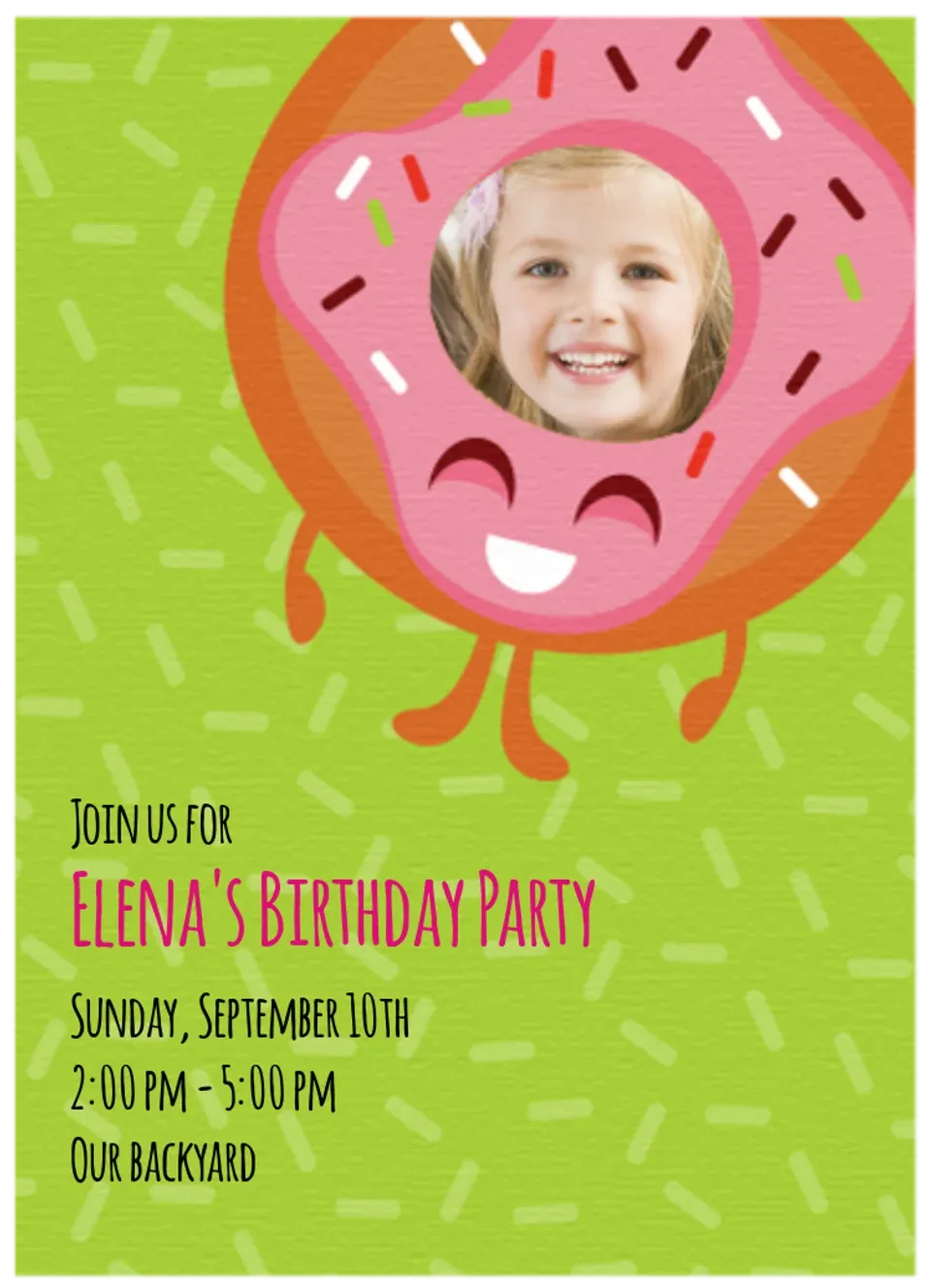 Donut Friend Photo card