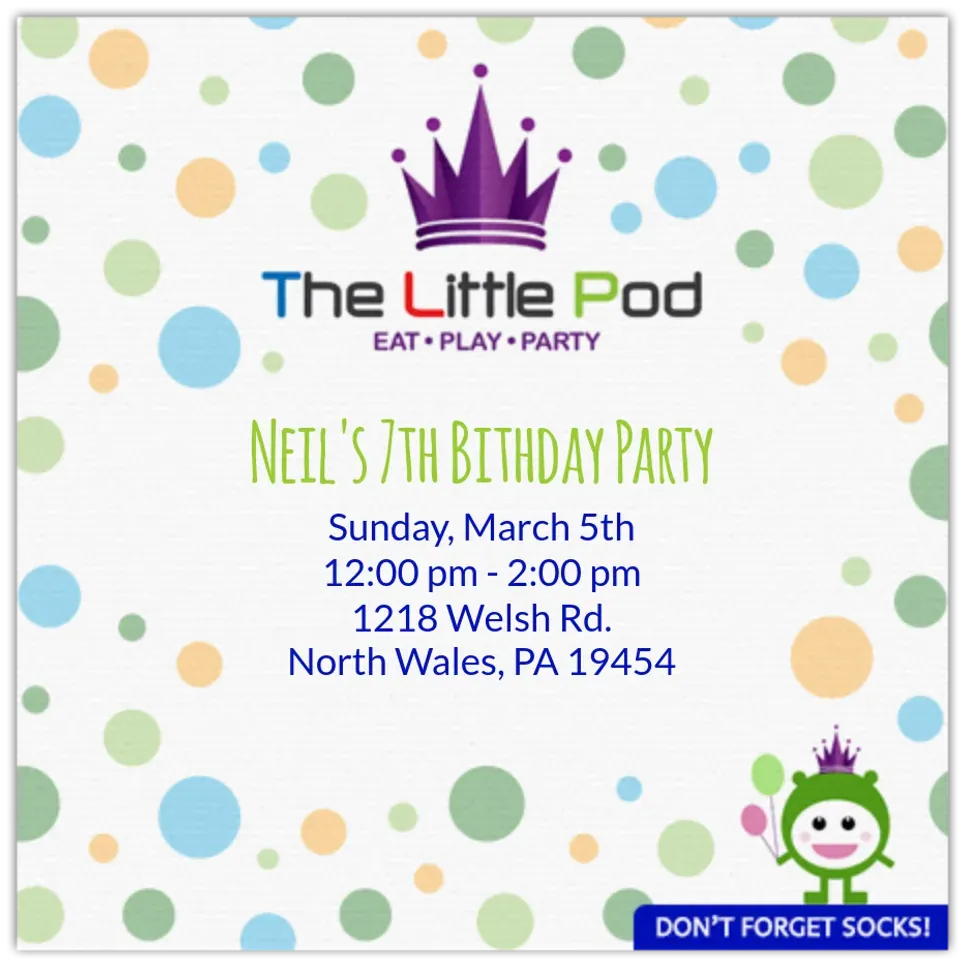 The Little Pod | Boy card