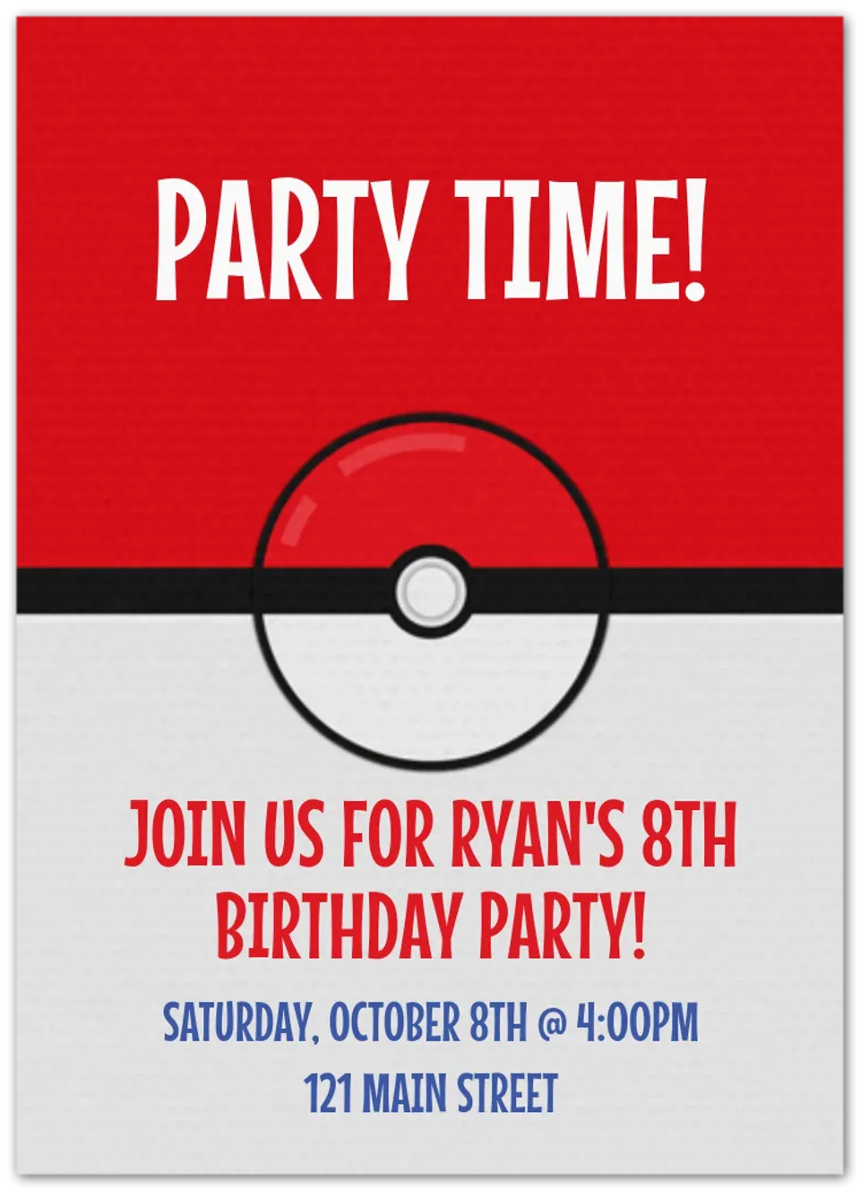 Classic Trainer Party card