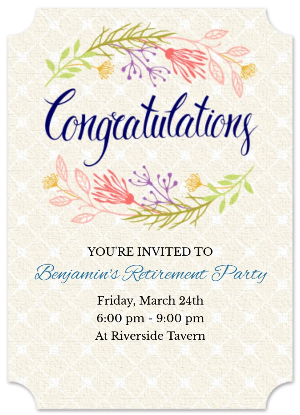 Retirement Congrats card