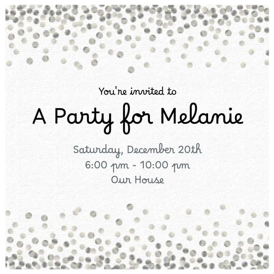 Paperless Invite card