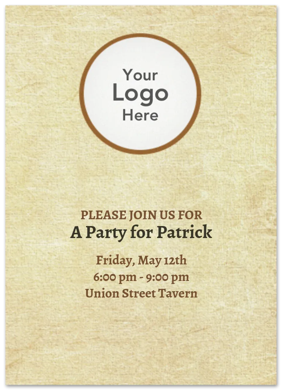 Paper Texture Photo card