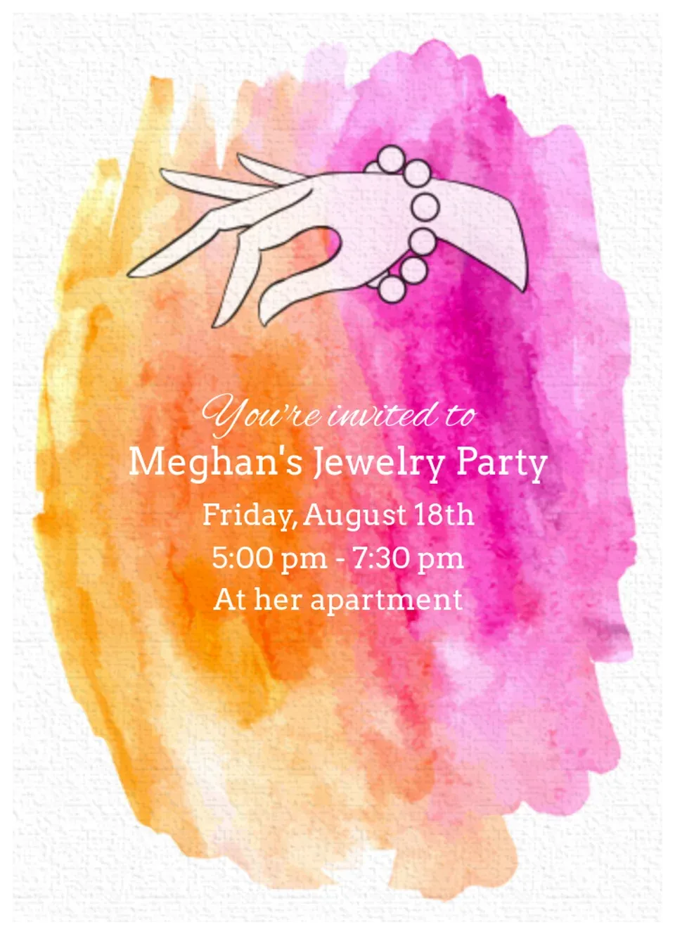 Delicate Jewelry card