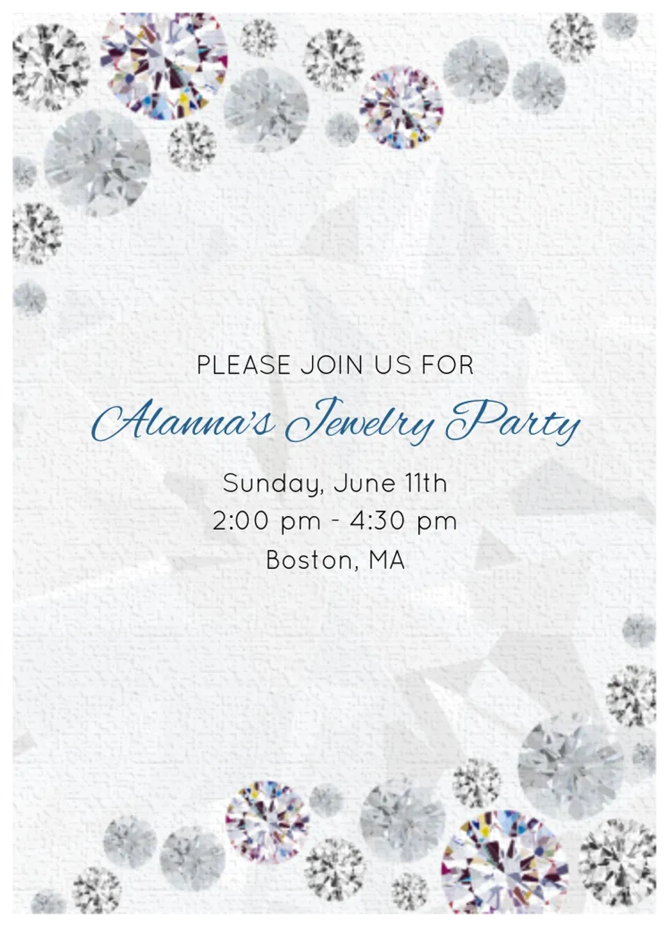 Sparkling Accents card