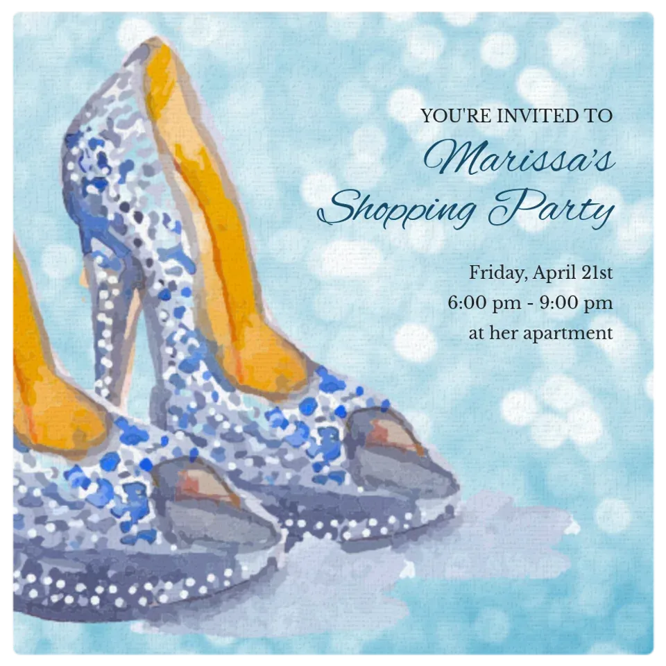 High Heel Fashion card