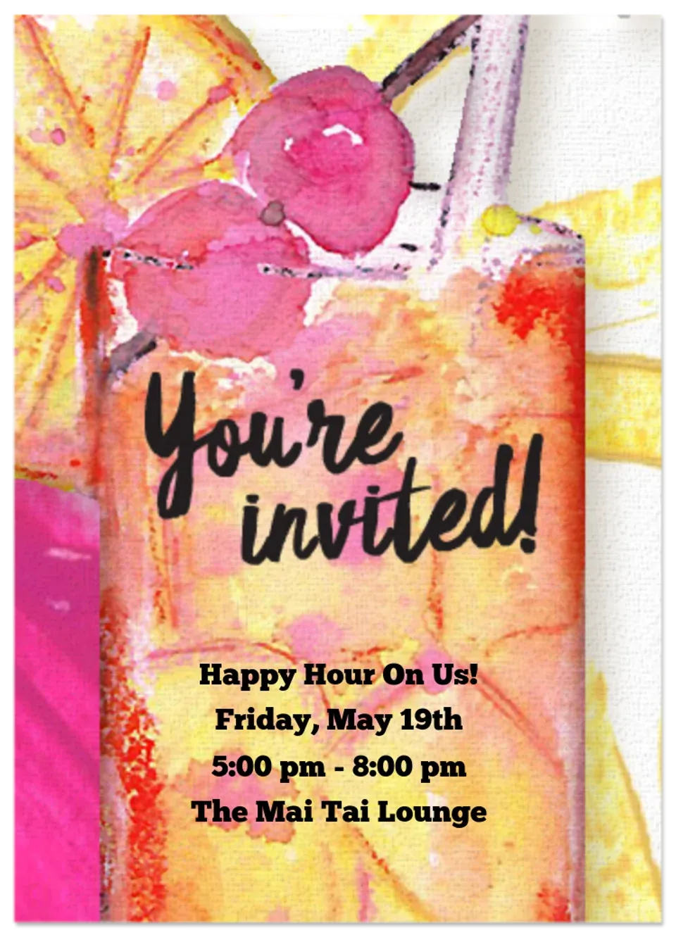 Retro Cocktails card