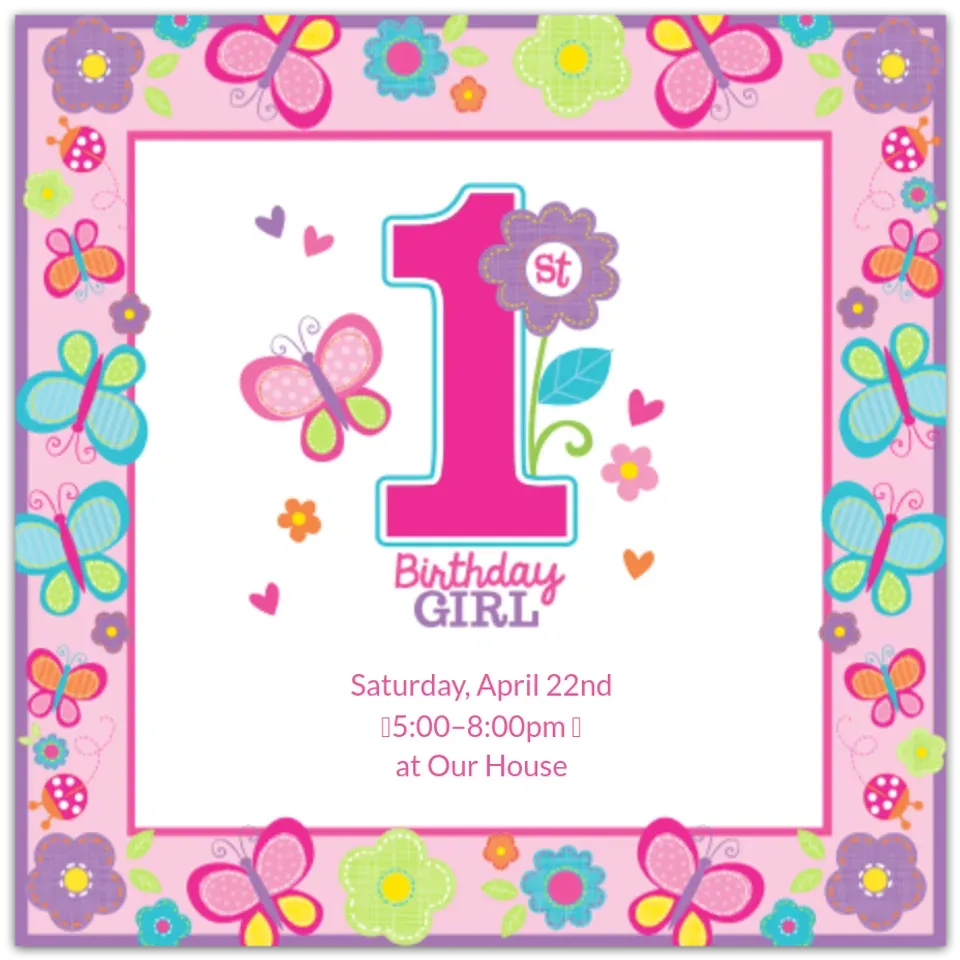 Sweet Birthday Girl card