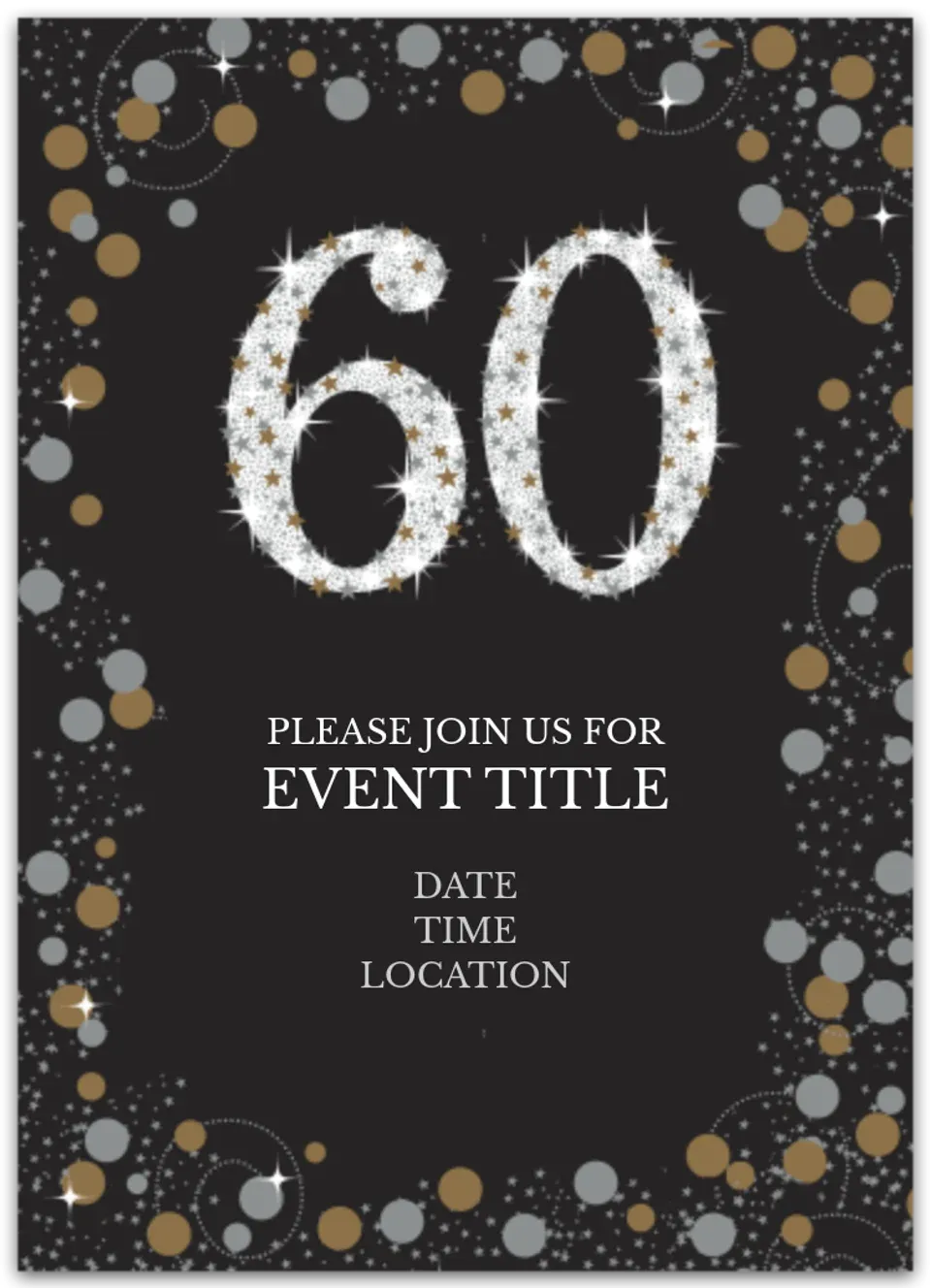 Sparkling Celebration 60 card