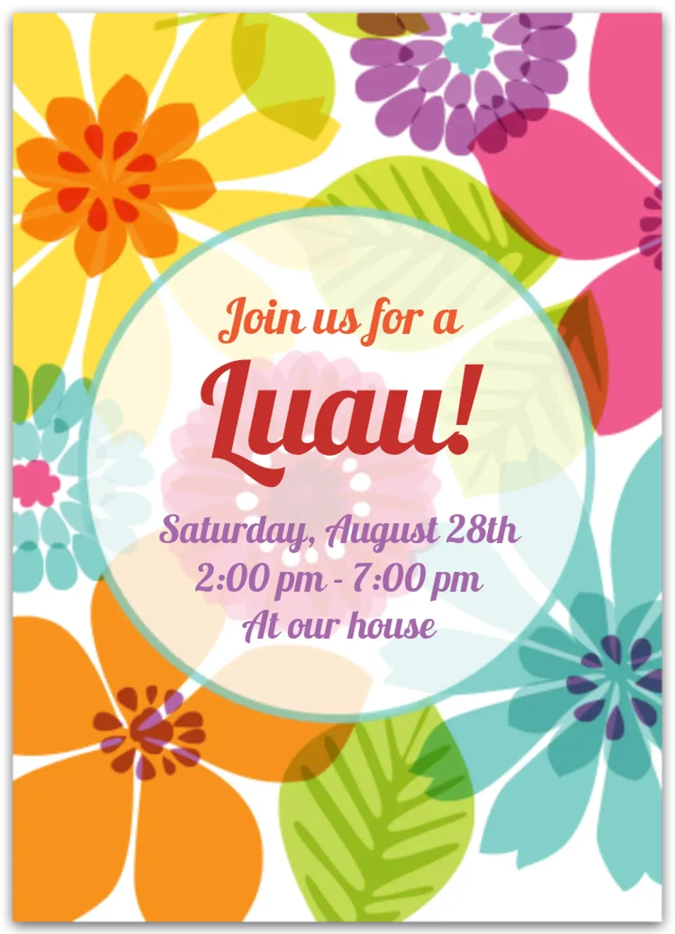 Day in Paradise card