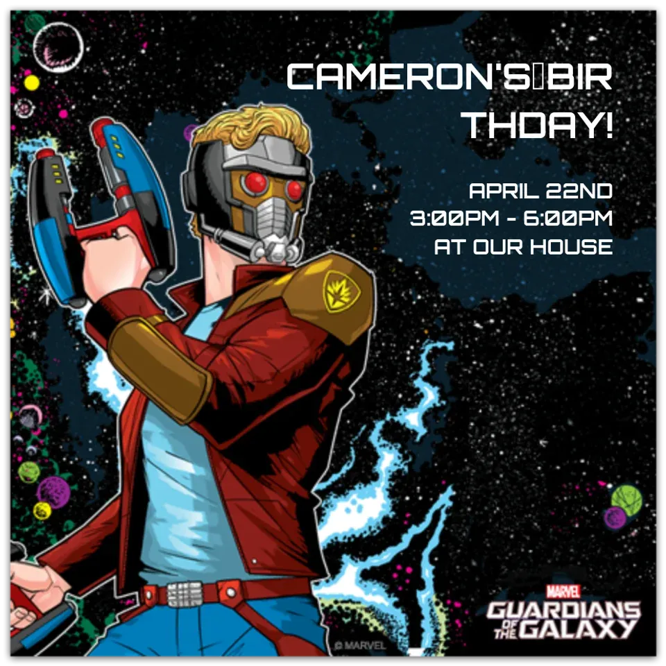 GOTG Star-Lord Classic card