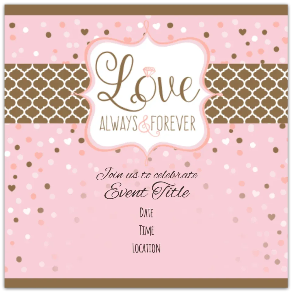 Sparkling Wedding card