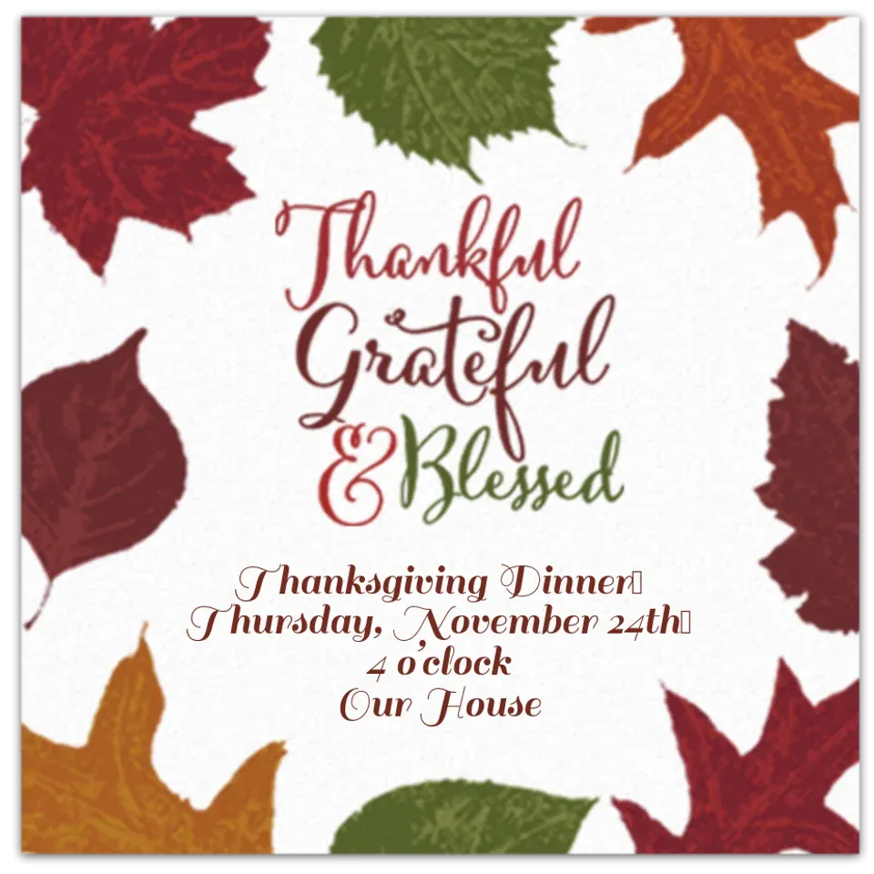 Autumn Tradition card