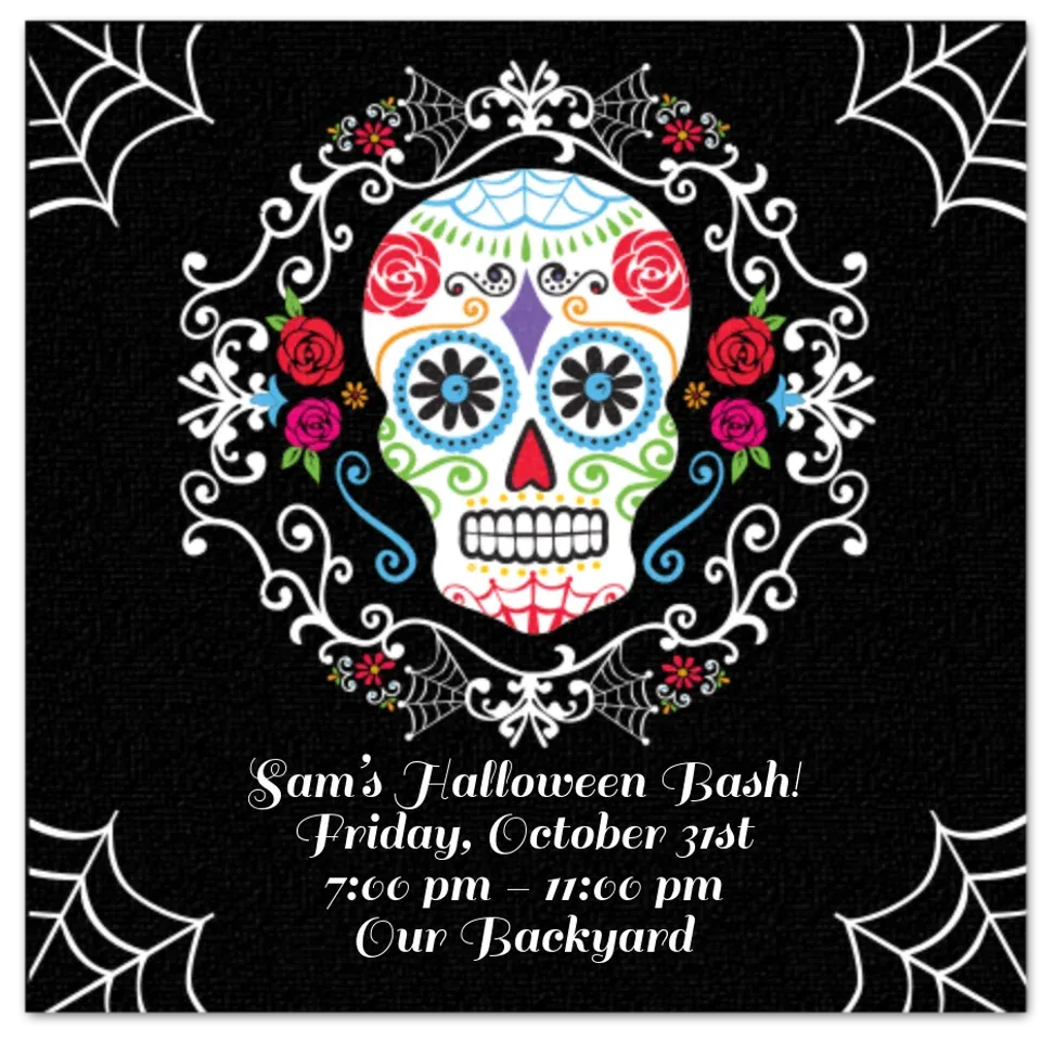 Day of the Dead Web card