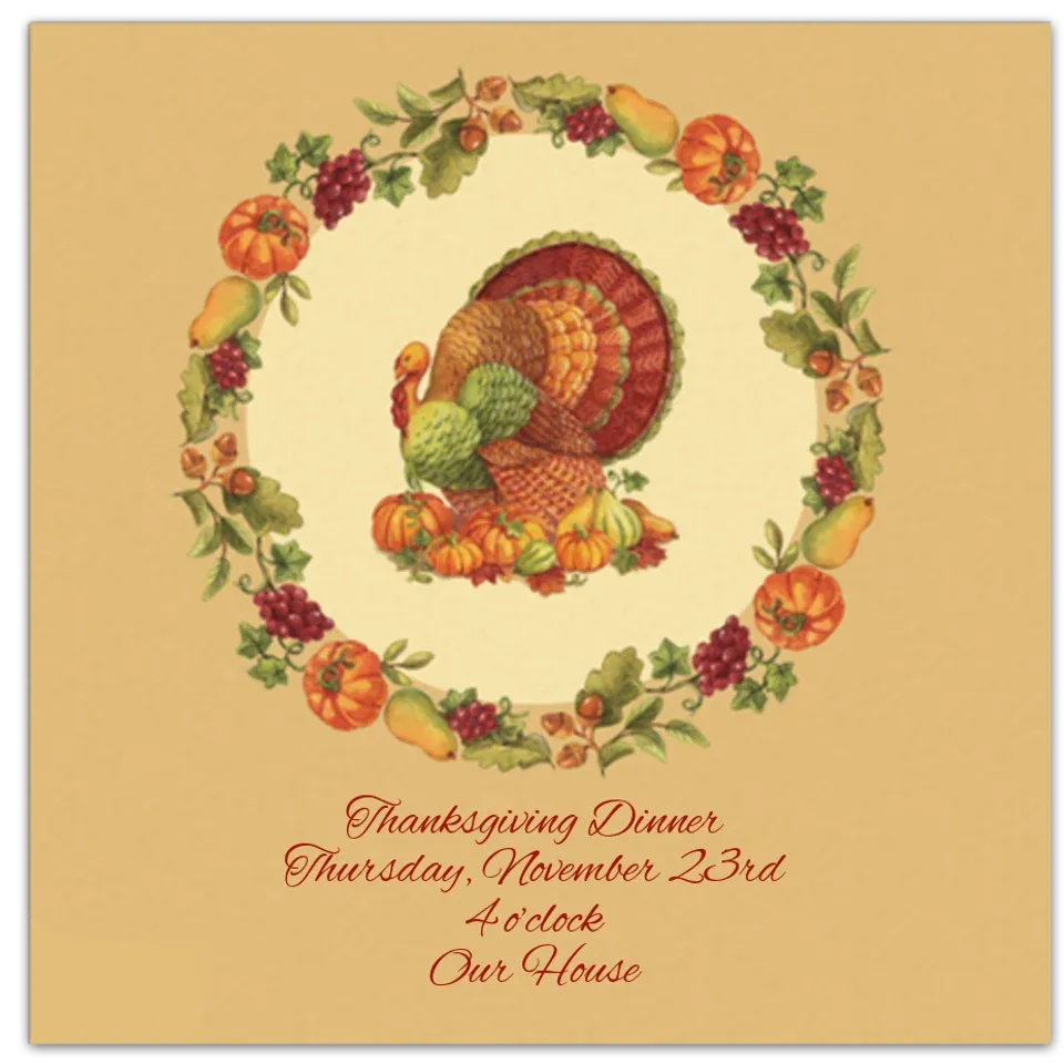 Joyful Thanksgiving card