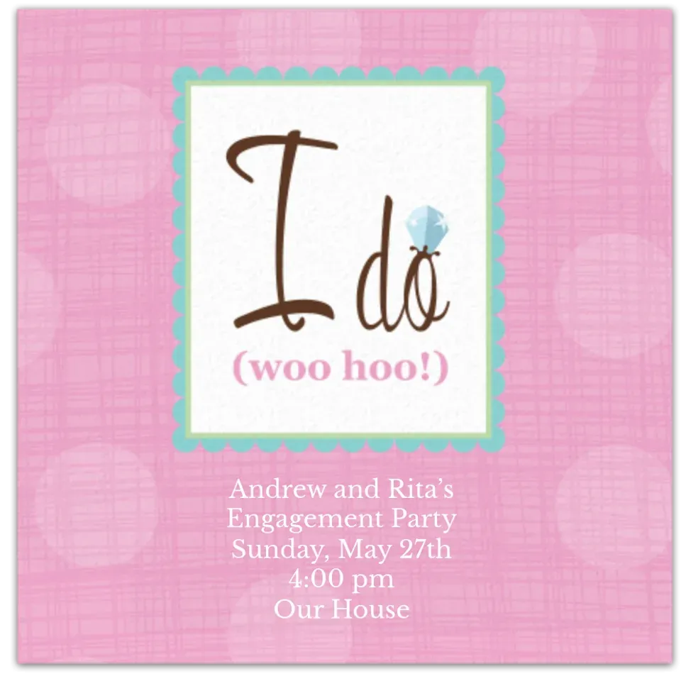 Something Blue I Do card