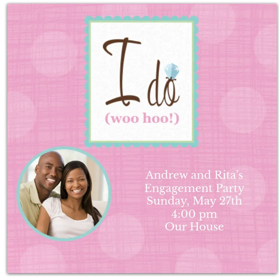 Something Blue I Do Photo card