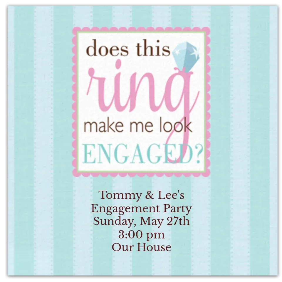 Something Blue Stripe card