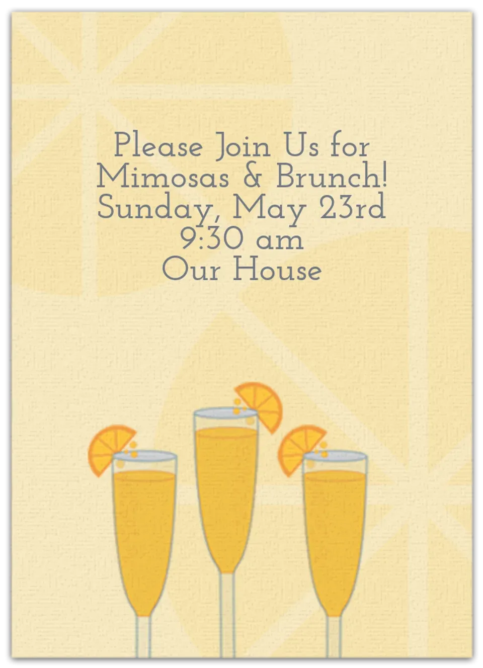 Mimosas card