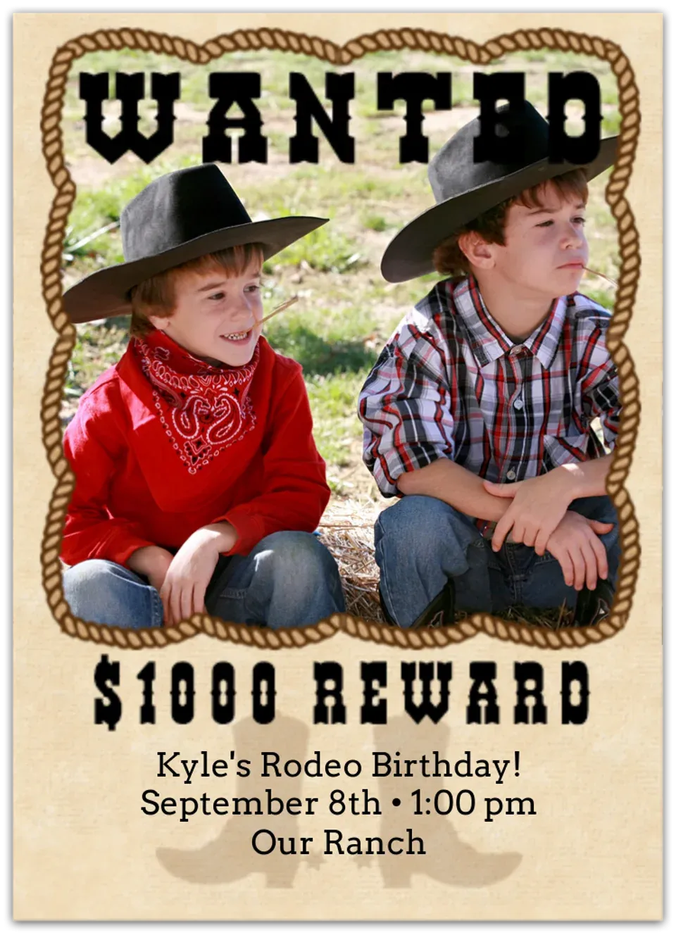 Rodeo Birthday card