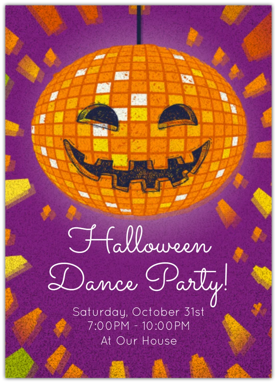 Halloween Dance Party card