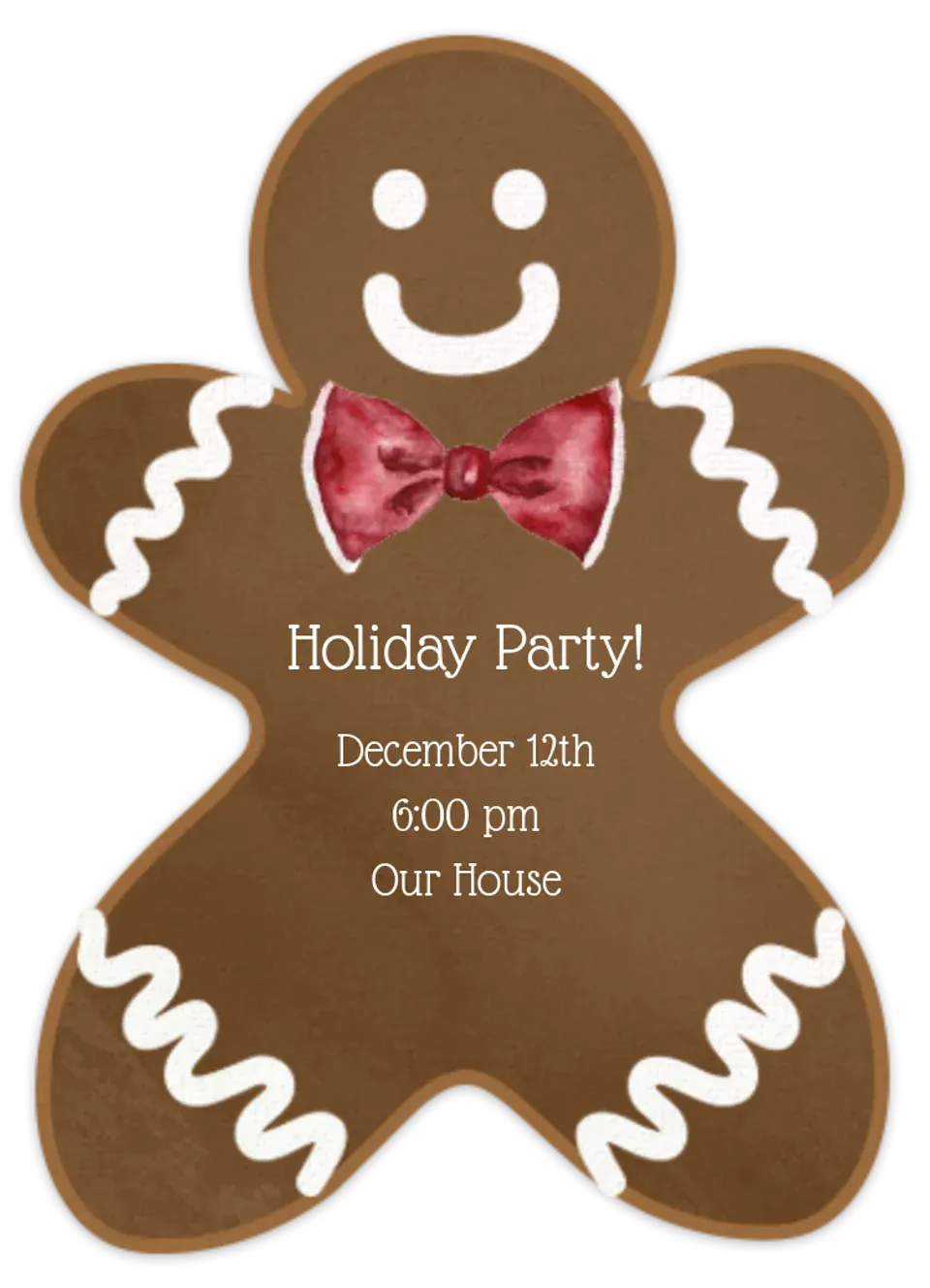 Gingerbread Man card