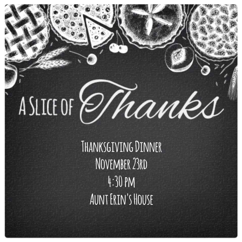 Slice of Thanks card