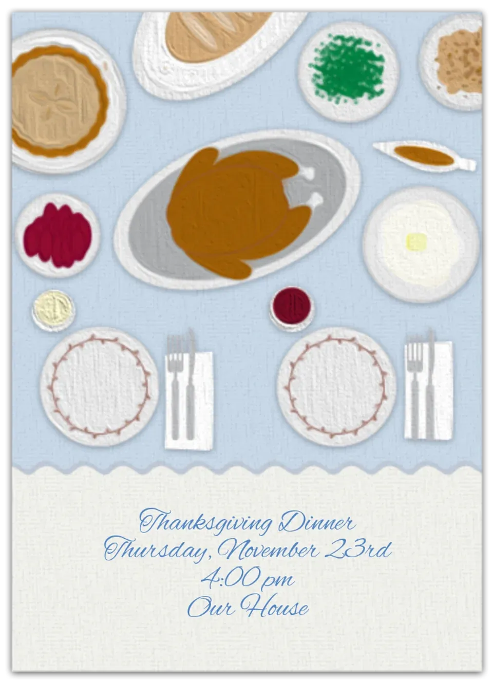 Thanksgiving Feast card
