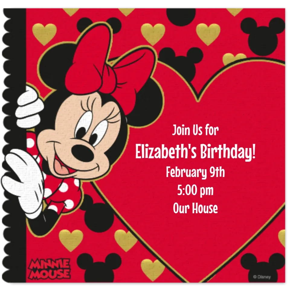 Classic Minnie card