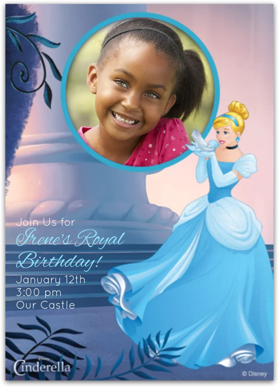 Cinderella Photo card