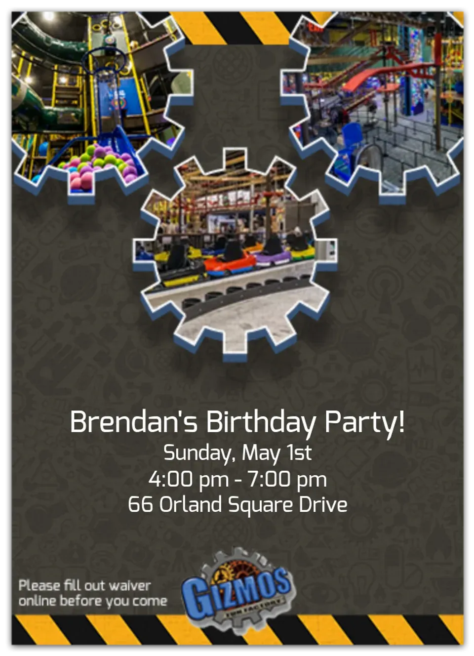 Gizmo's Fun Factory card