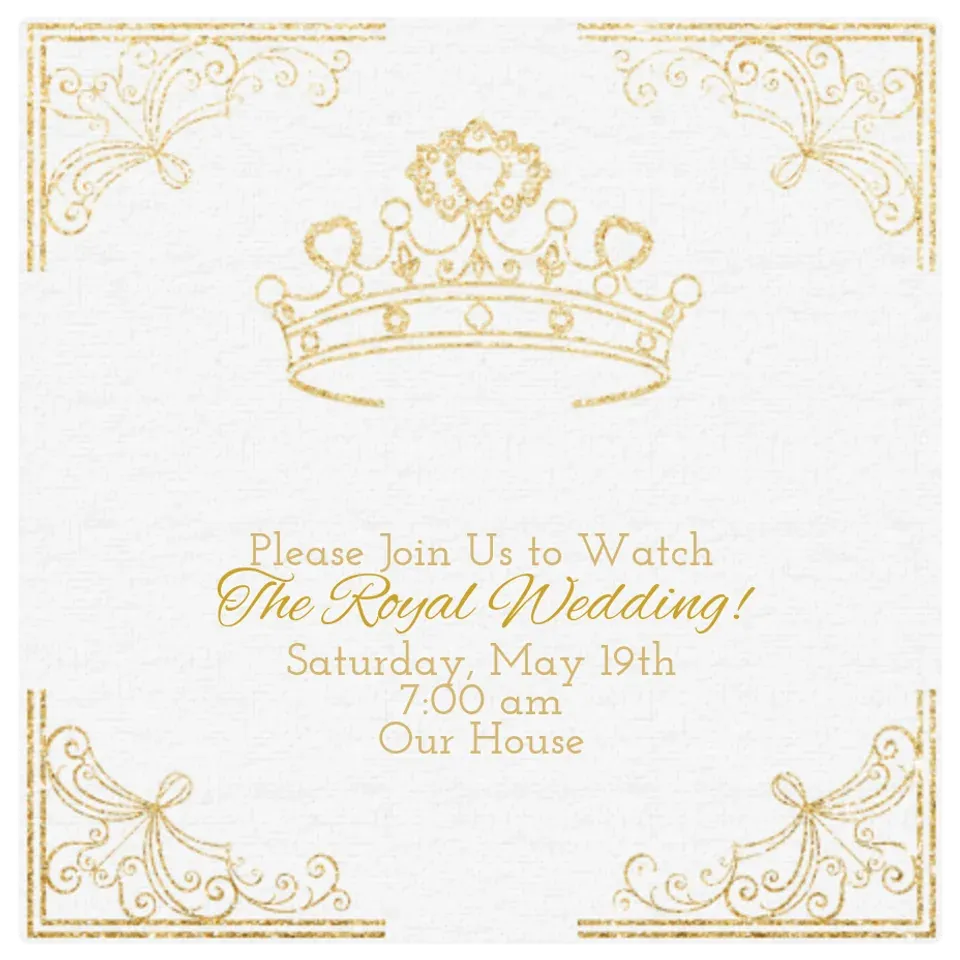 Princess Crown Royal card