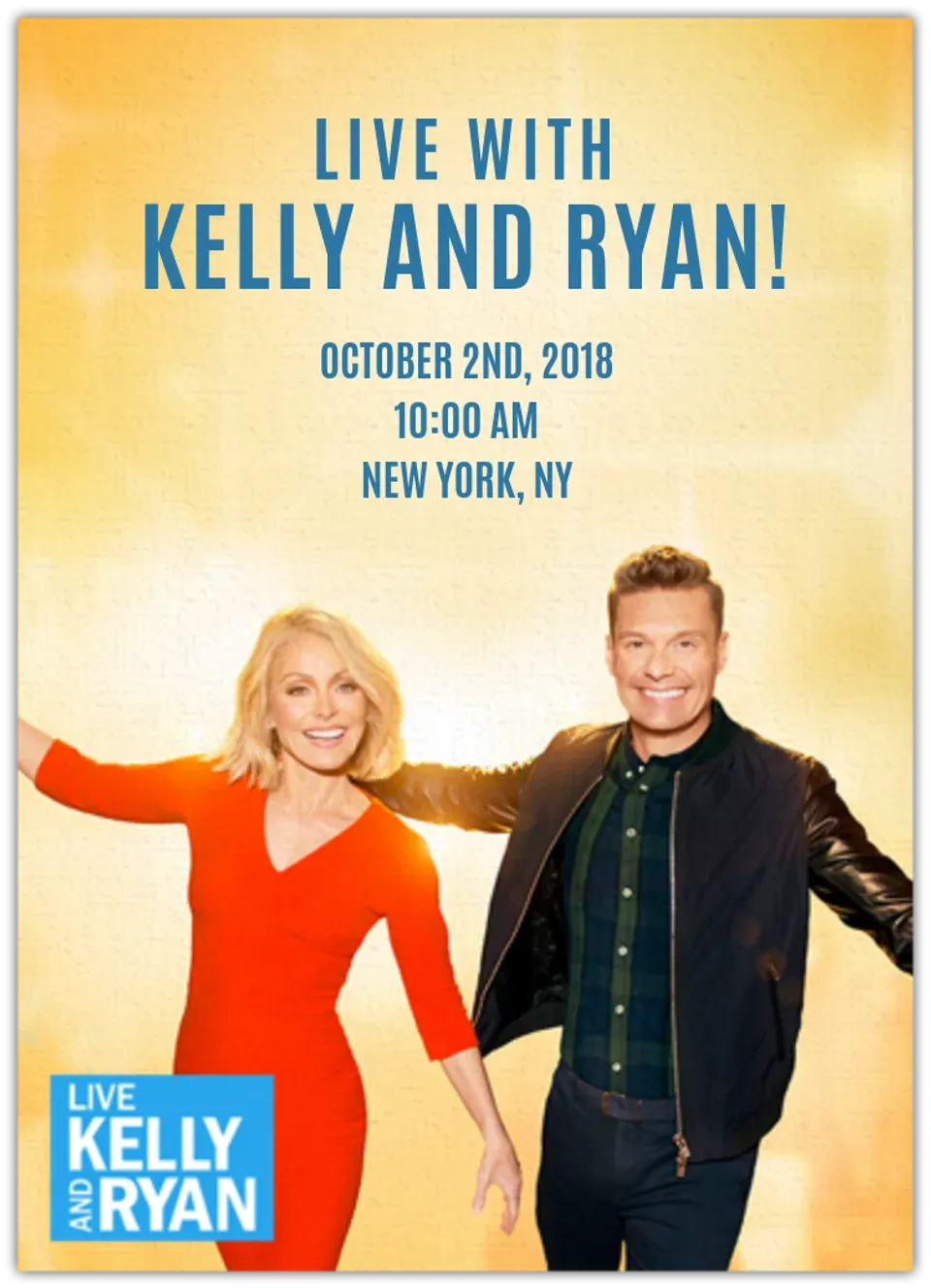 Live with Kelly and Ryan card