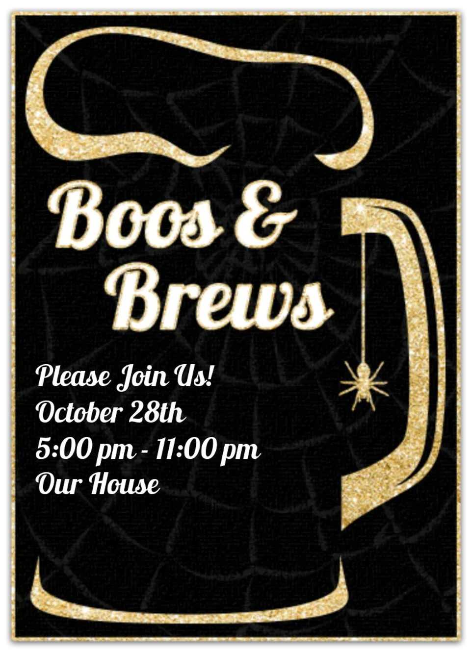 Boos & Brews Mug card