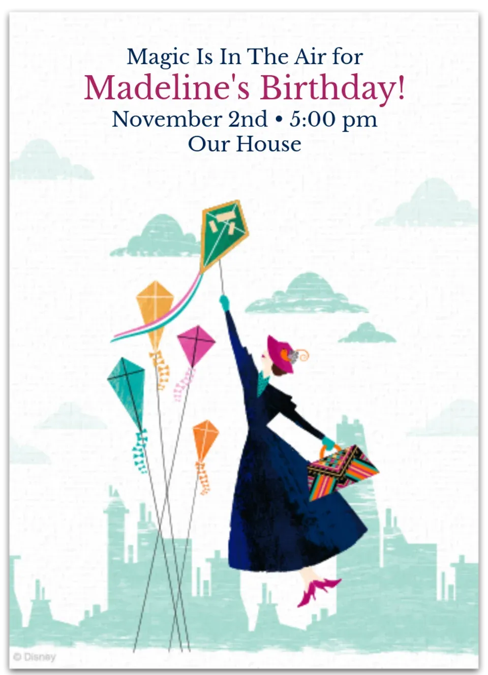 Mary Poppins Returns card