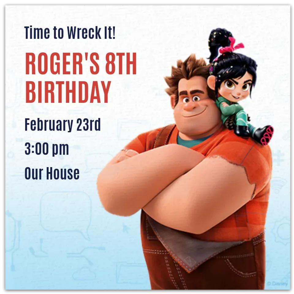 Ralph Breaks the Internet card