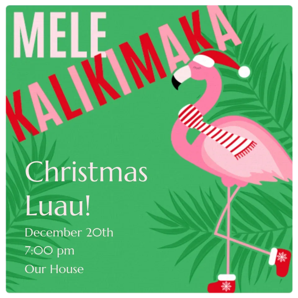 Mele Kalikimaka card