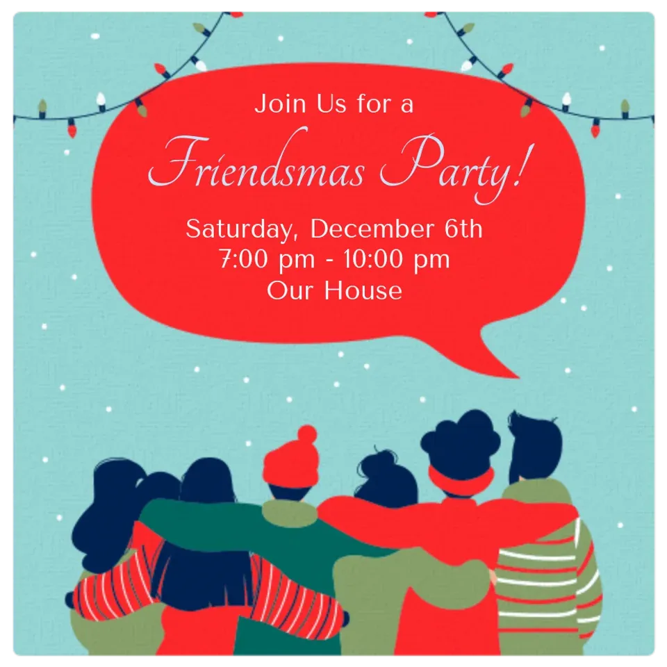 Friendsmas card