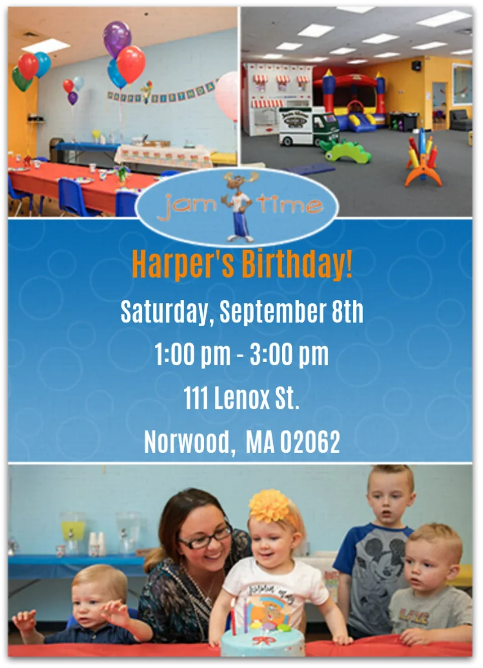 Jam Time Birthday   card