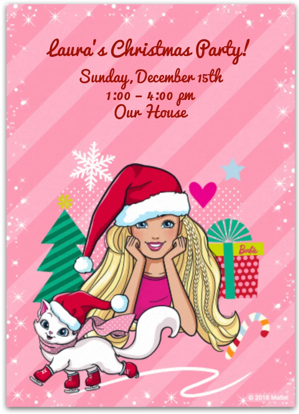 Barbie | Holiday Barbie card