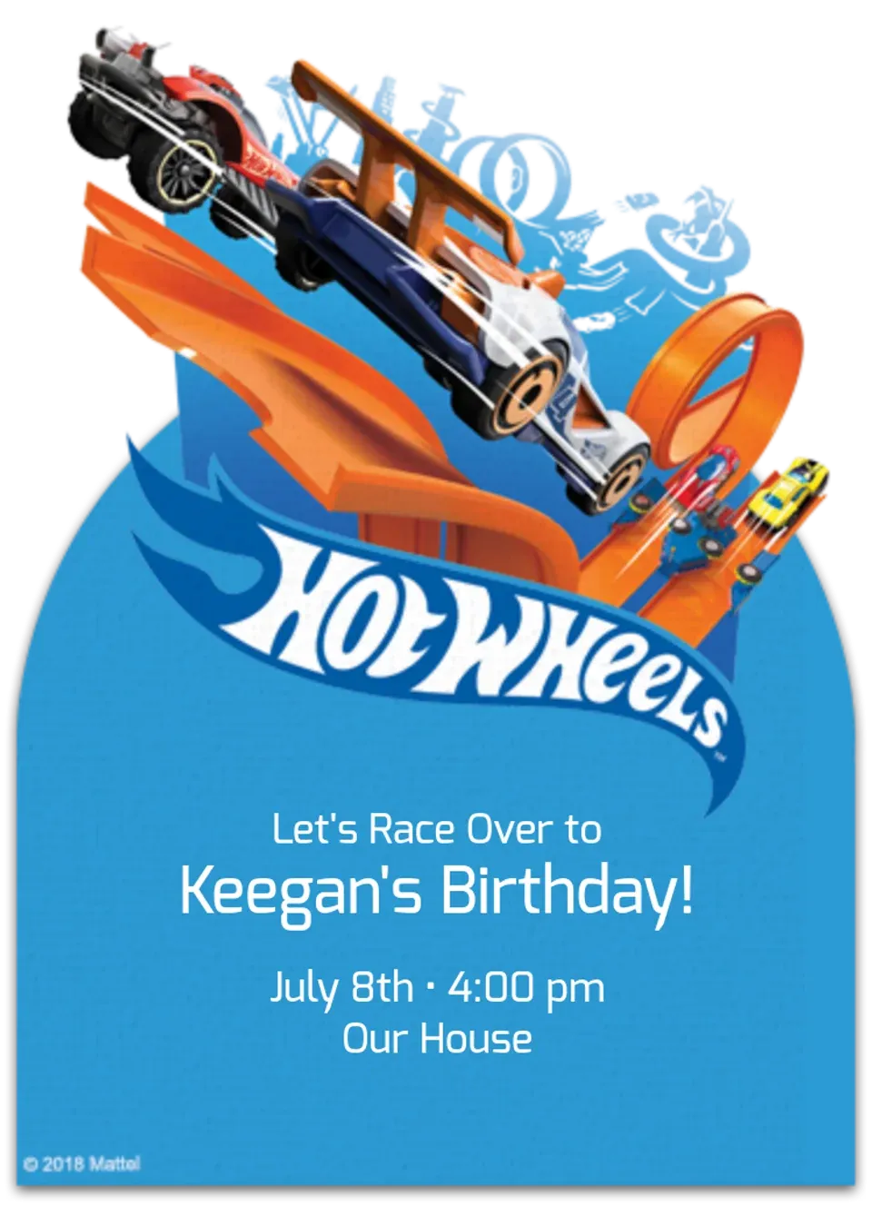 Hot Wheels - Mach Speeder card