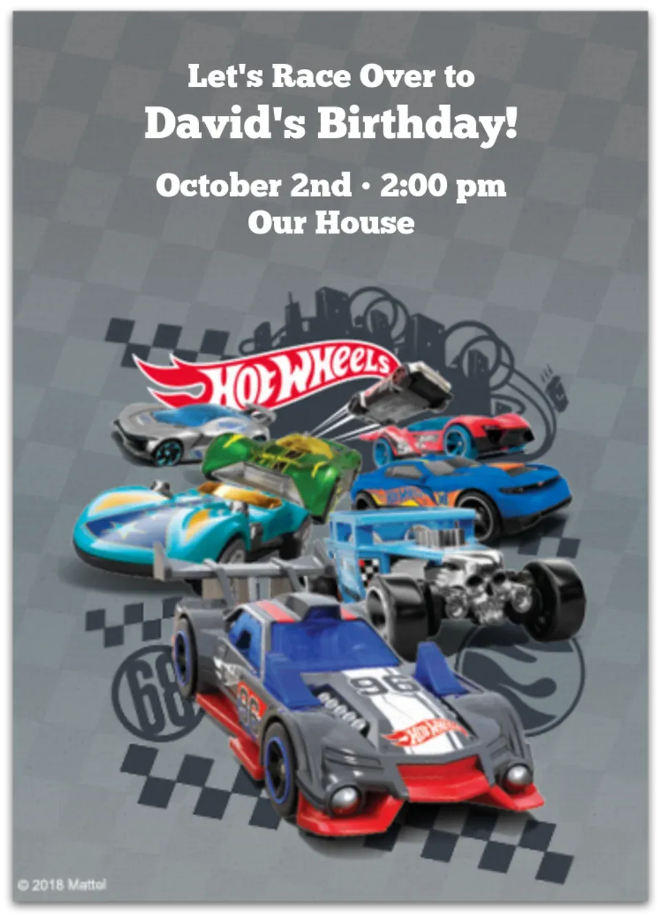 Hot Wheels - GT Hunter card