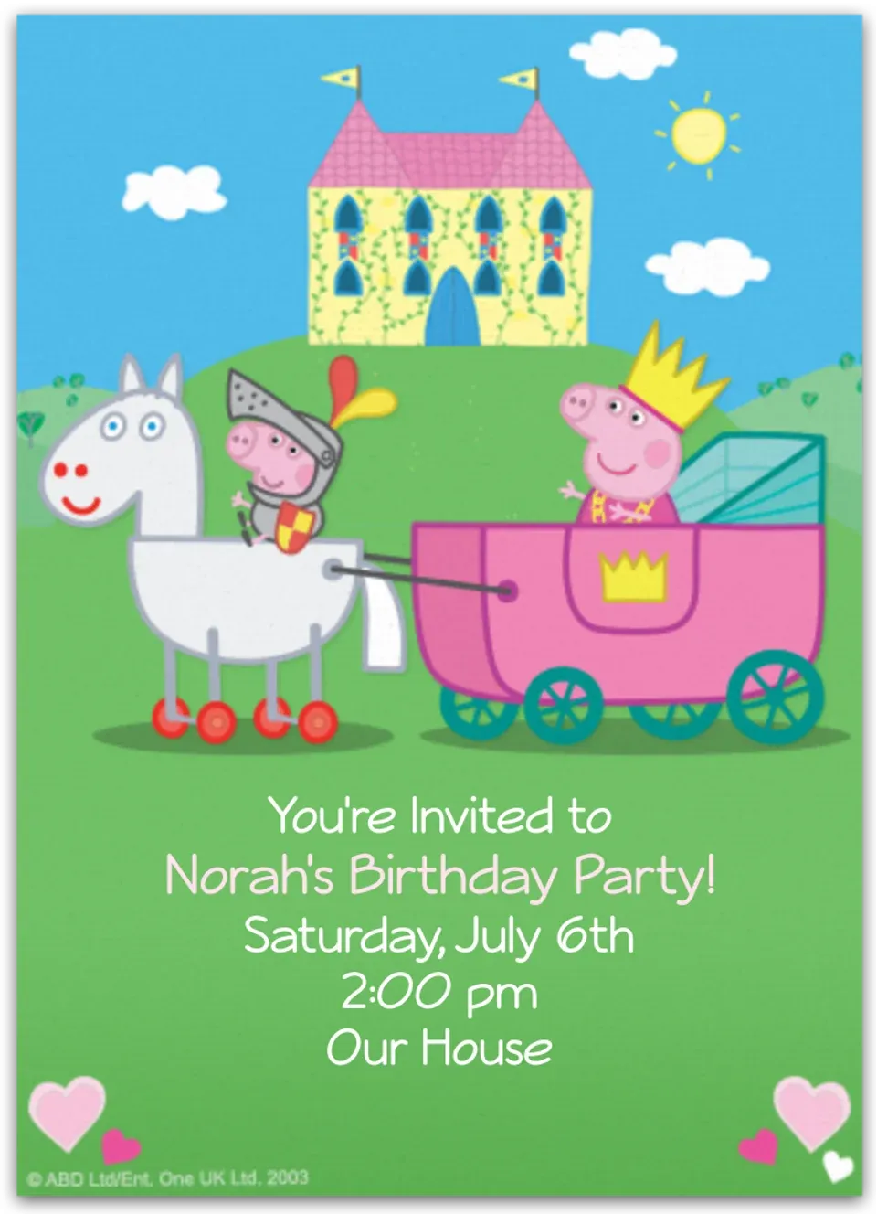 Peppa Pig | Princess card