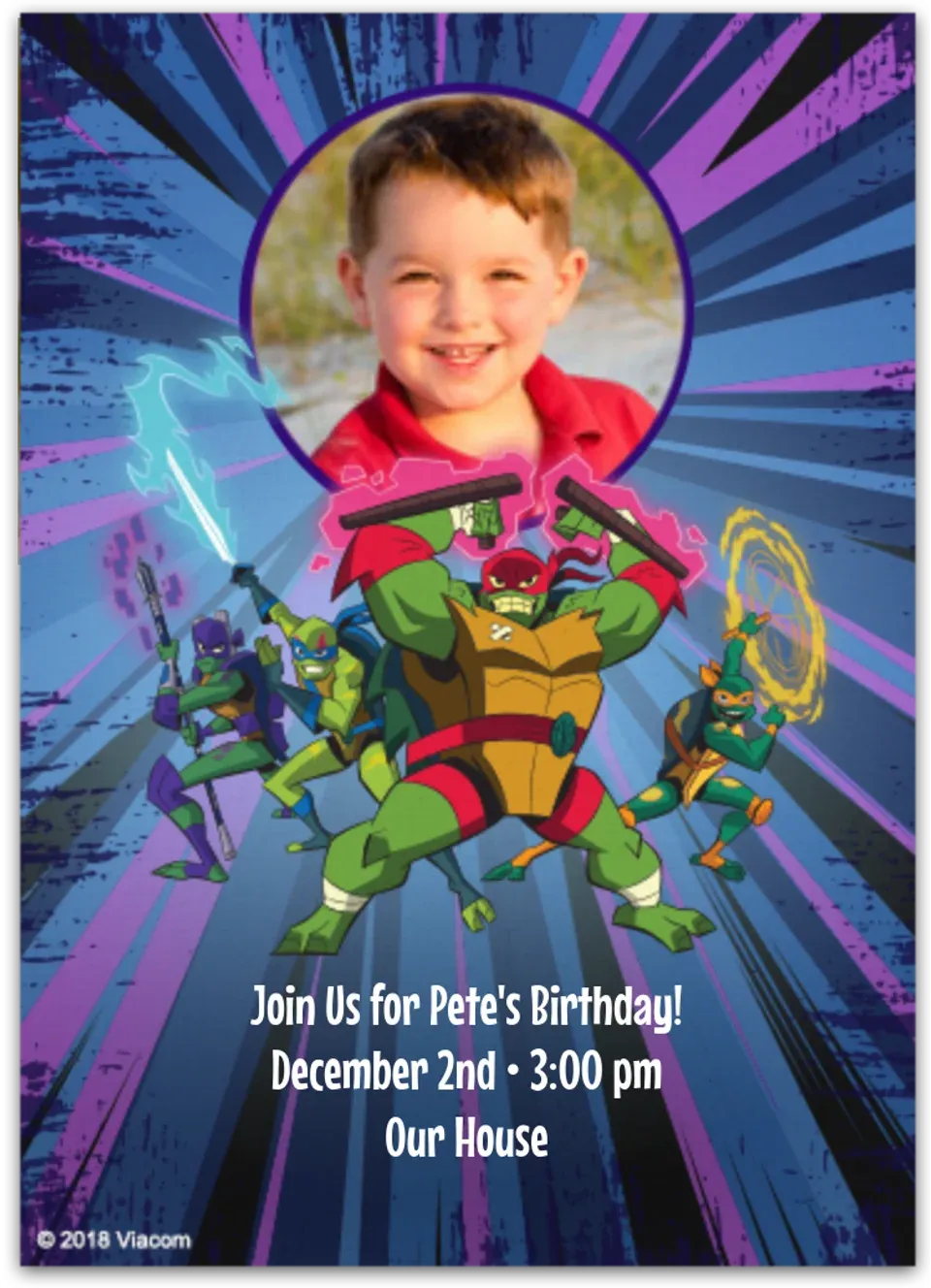 Rise of the TMNT | Photo card