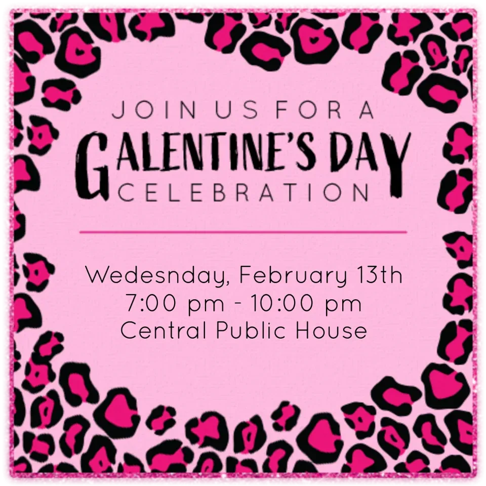 Galentine's Day Print card